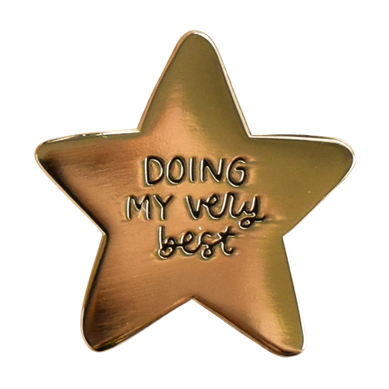 Doing My Very Best Enamel Pin