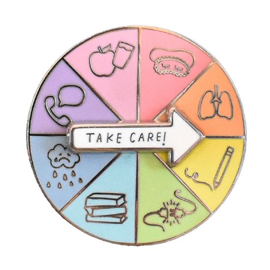 Take Care Spinner Pin (Interactive)