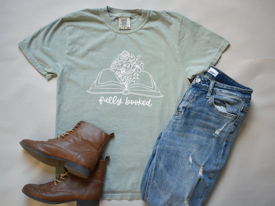 Fully Booked Tee (Sage Green)