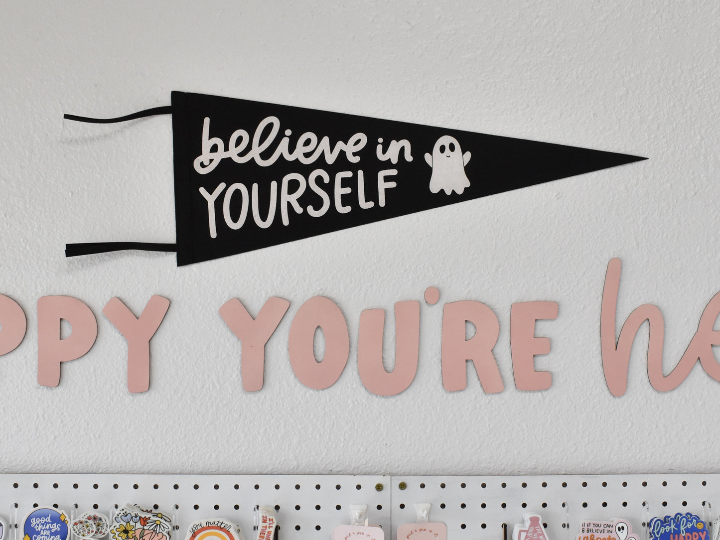 Load image into Gallery viewer, Believe In Yourself Pennant Flag
