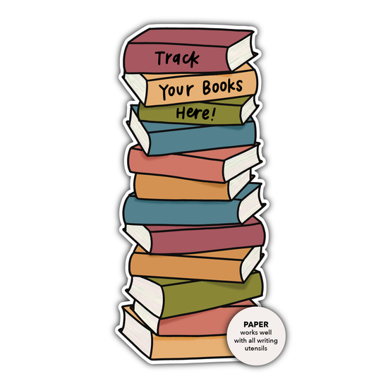 Book Stack Bookmark (Fall)