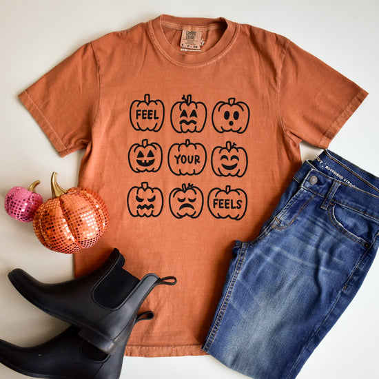 Feel Your Feels Jack-O-Lantern Tee