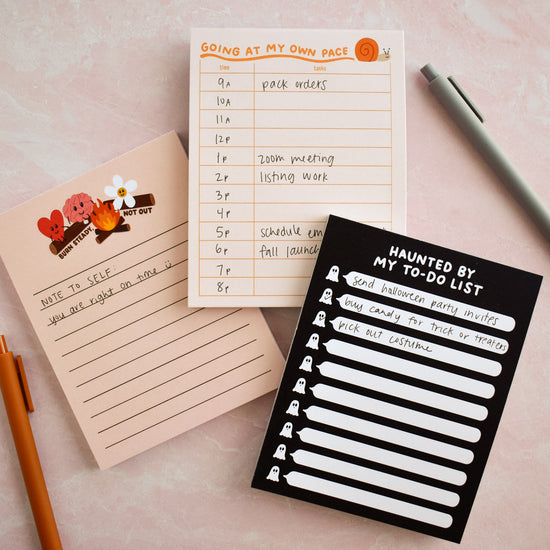 Haunted By My To-Do List Notepad