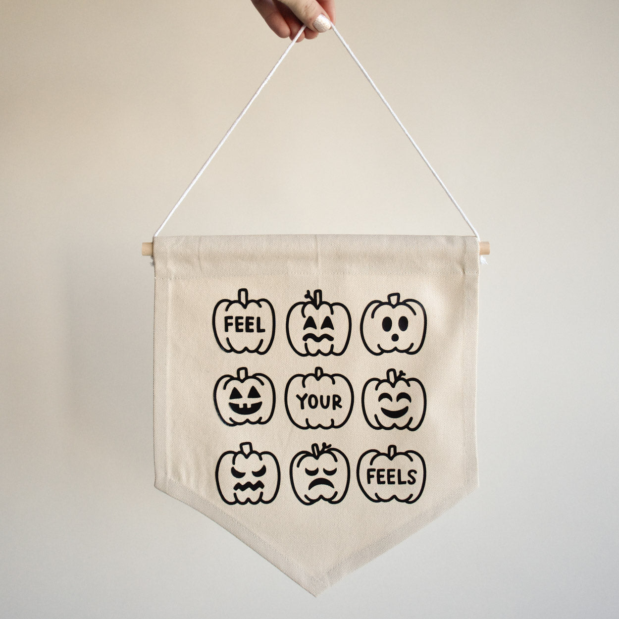Feel Your Feels Jack-O-Lantern Banner