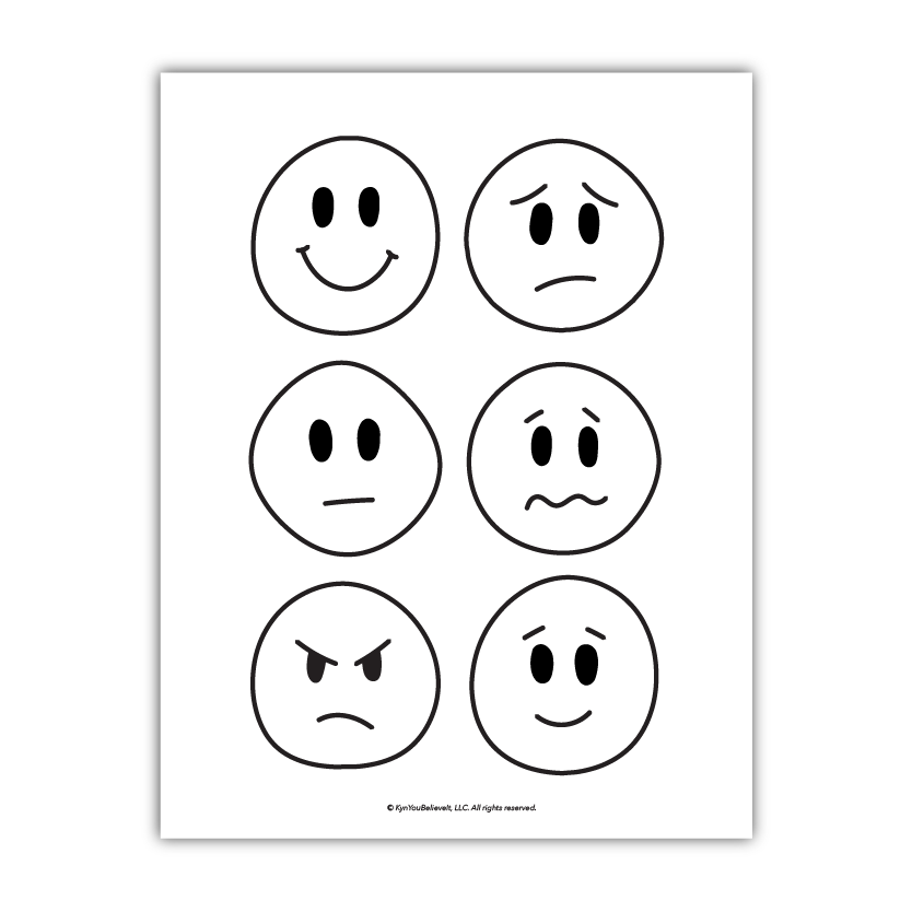 Feelings Coloring Sheet (Digital Download)