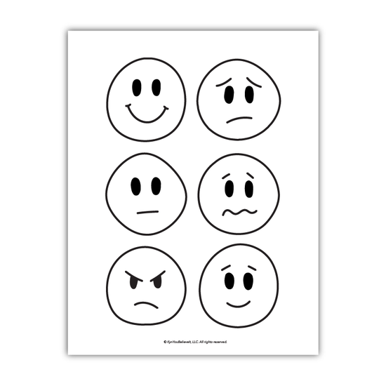 Feelings Coloring Sheet (Digital Download)