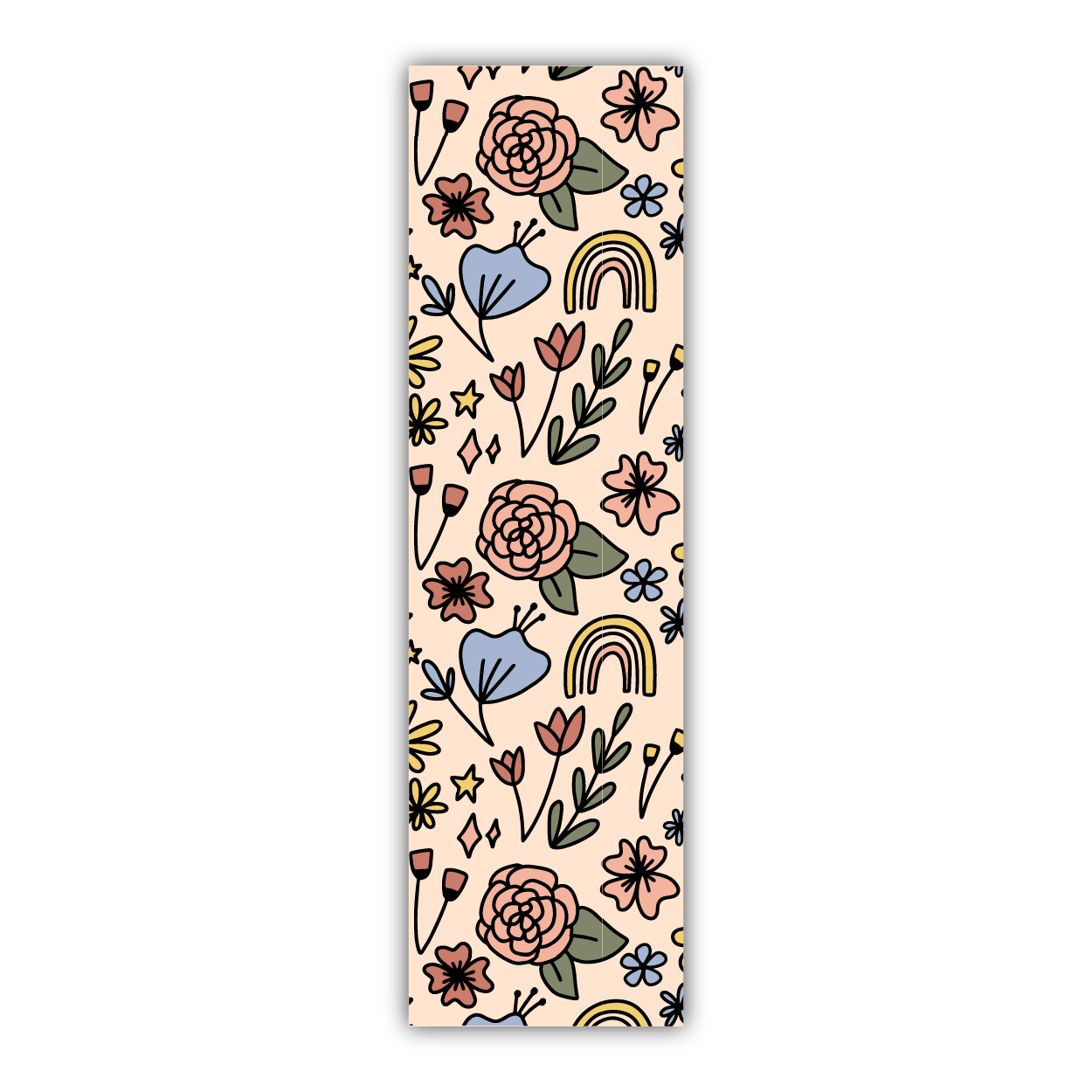 Colorful Florals Bookmark