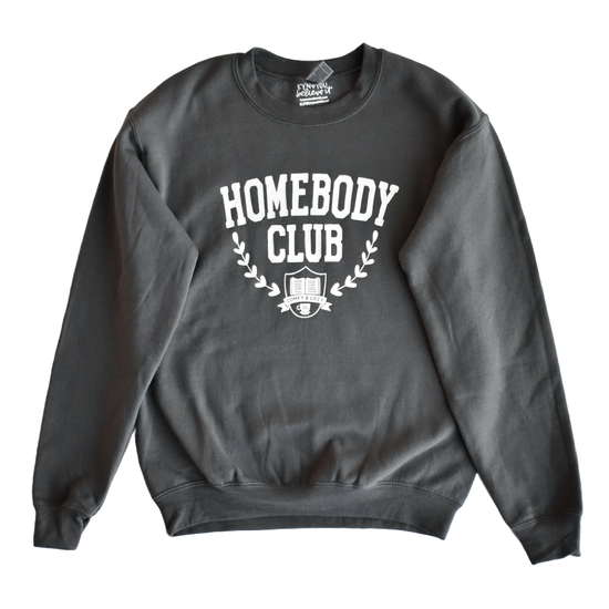 Homebody Club Sweatshirt (Charcoal)