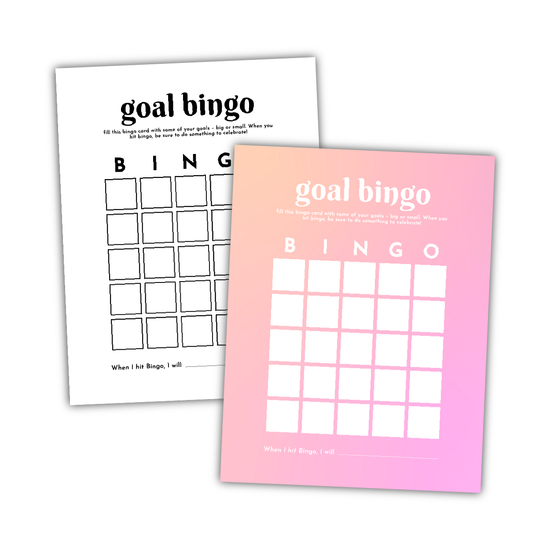 Goal Bingo (Digital Download)