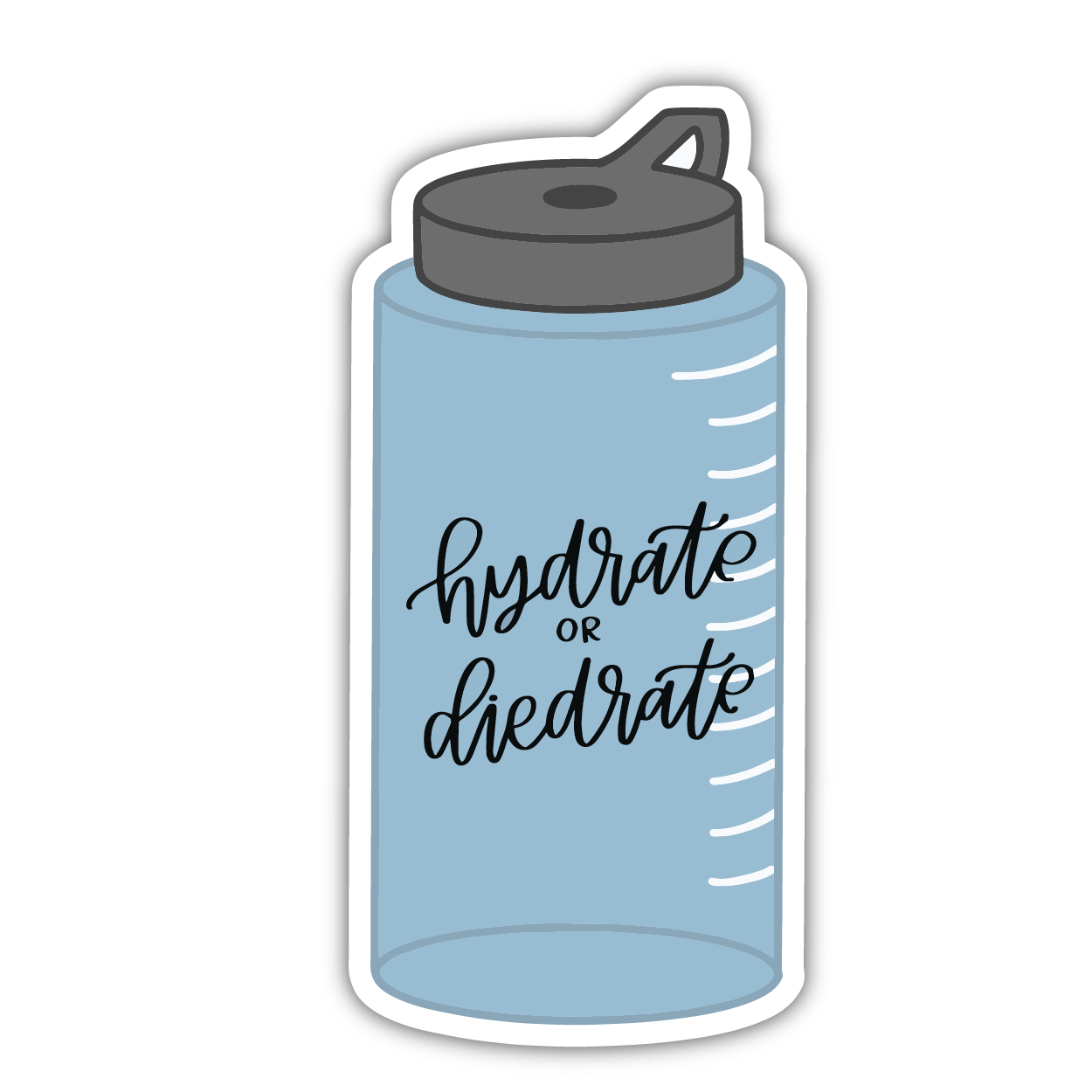 Hydrate or Diedrate Sticker