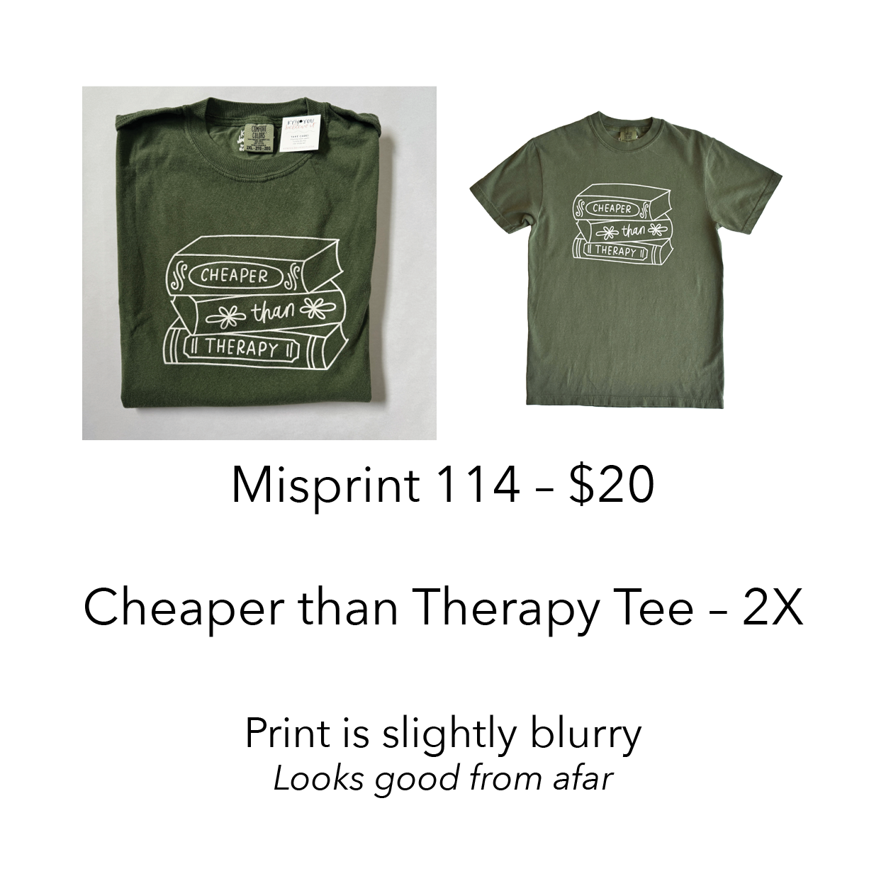 Imperfect / Misprint Apparel - 2X