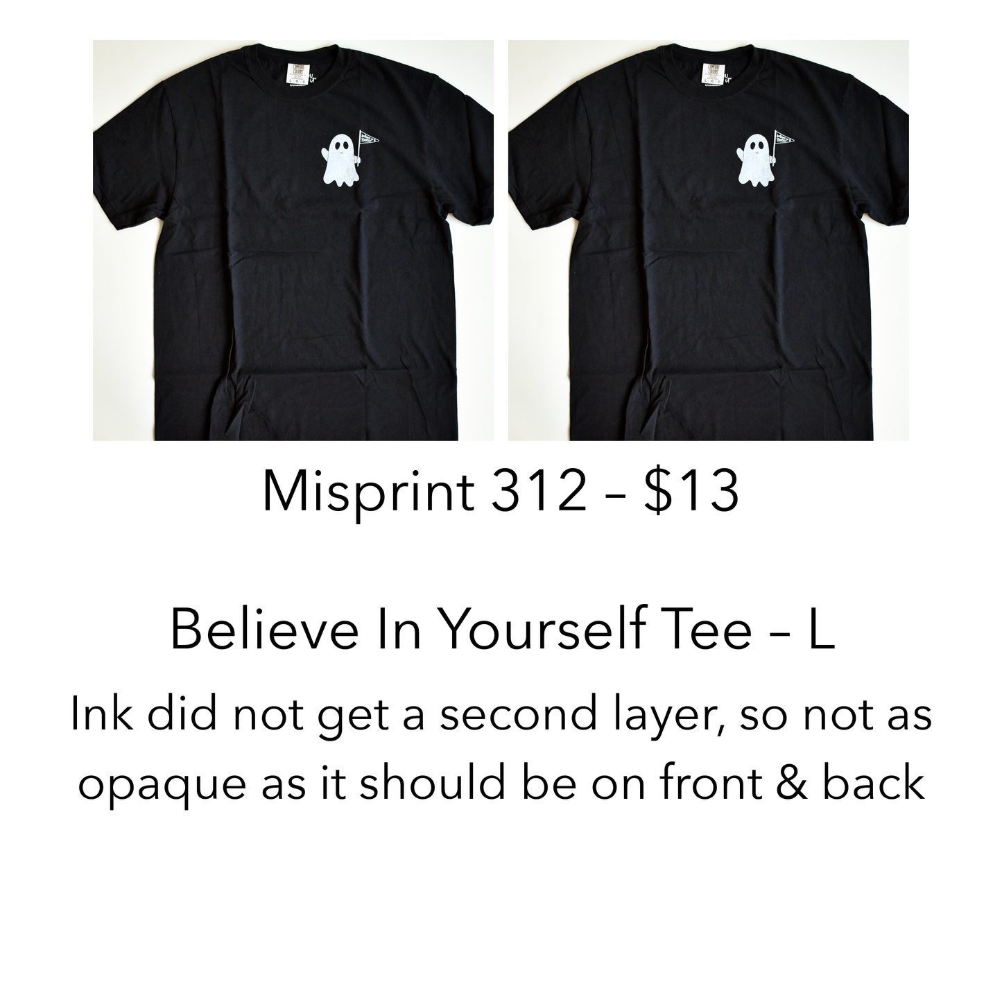 Imperfect / Misprint Apparel - L