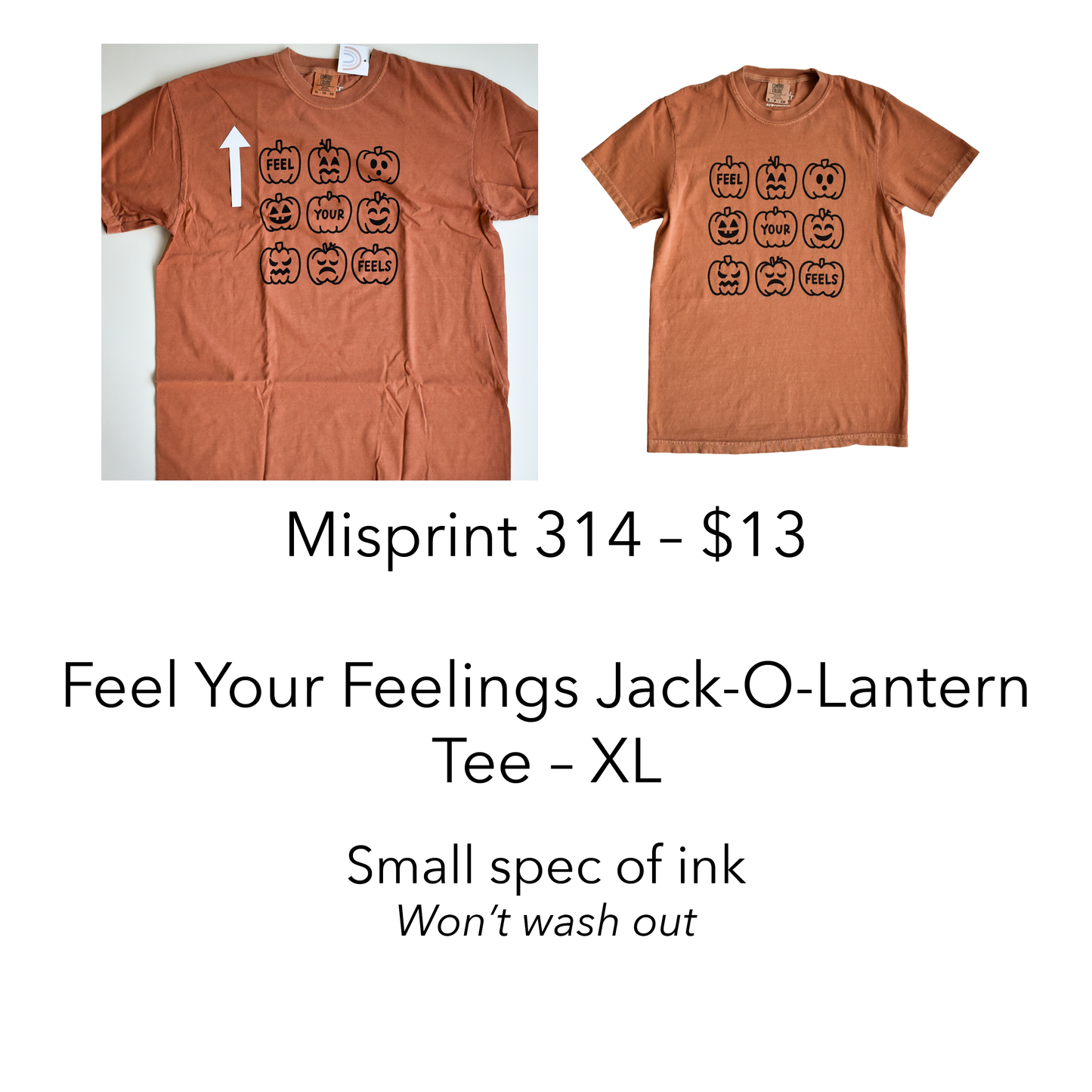 Imperfect / Misprint Apparel - XL