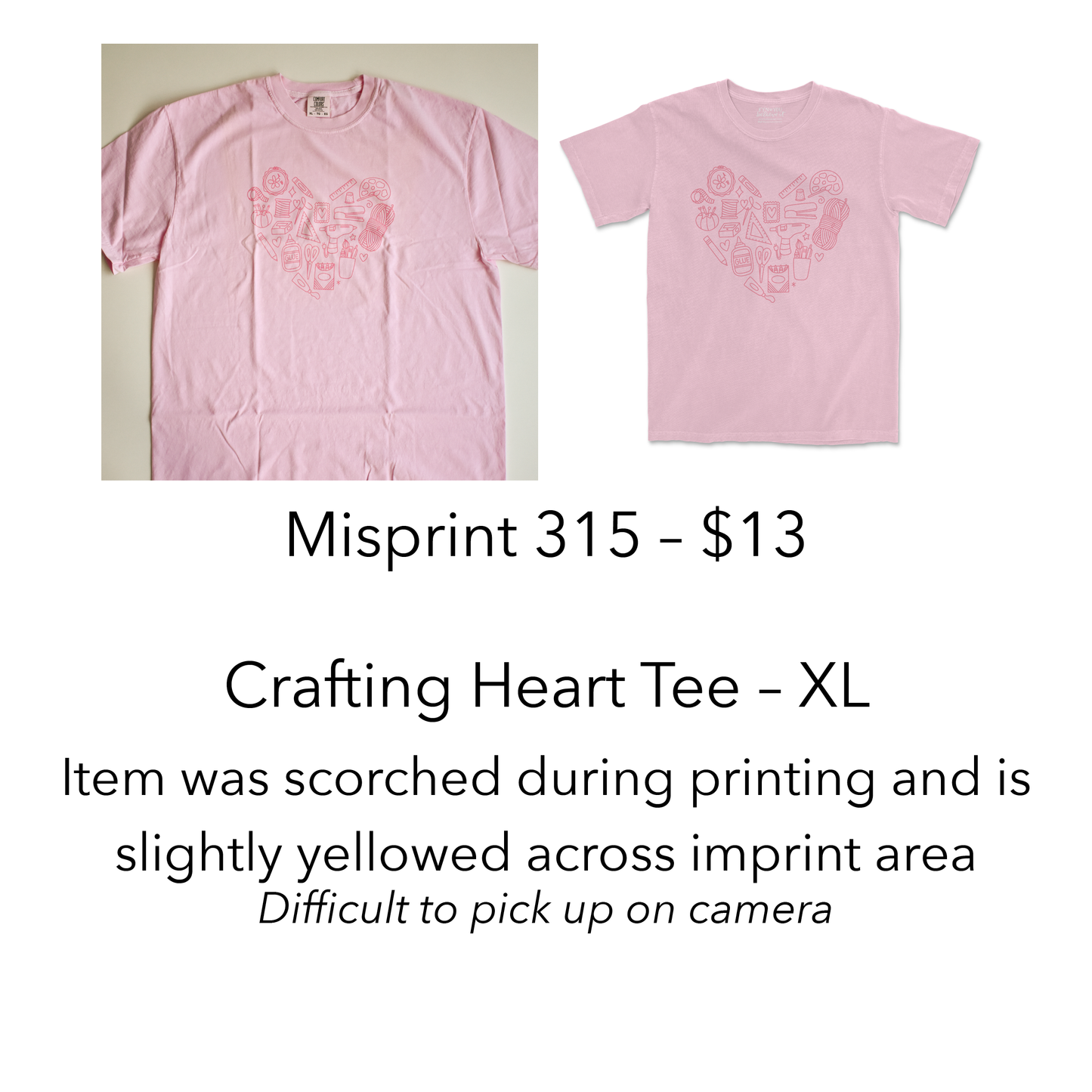 Imperfect / Misprint Apparel - XL
