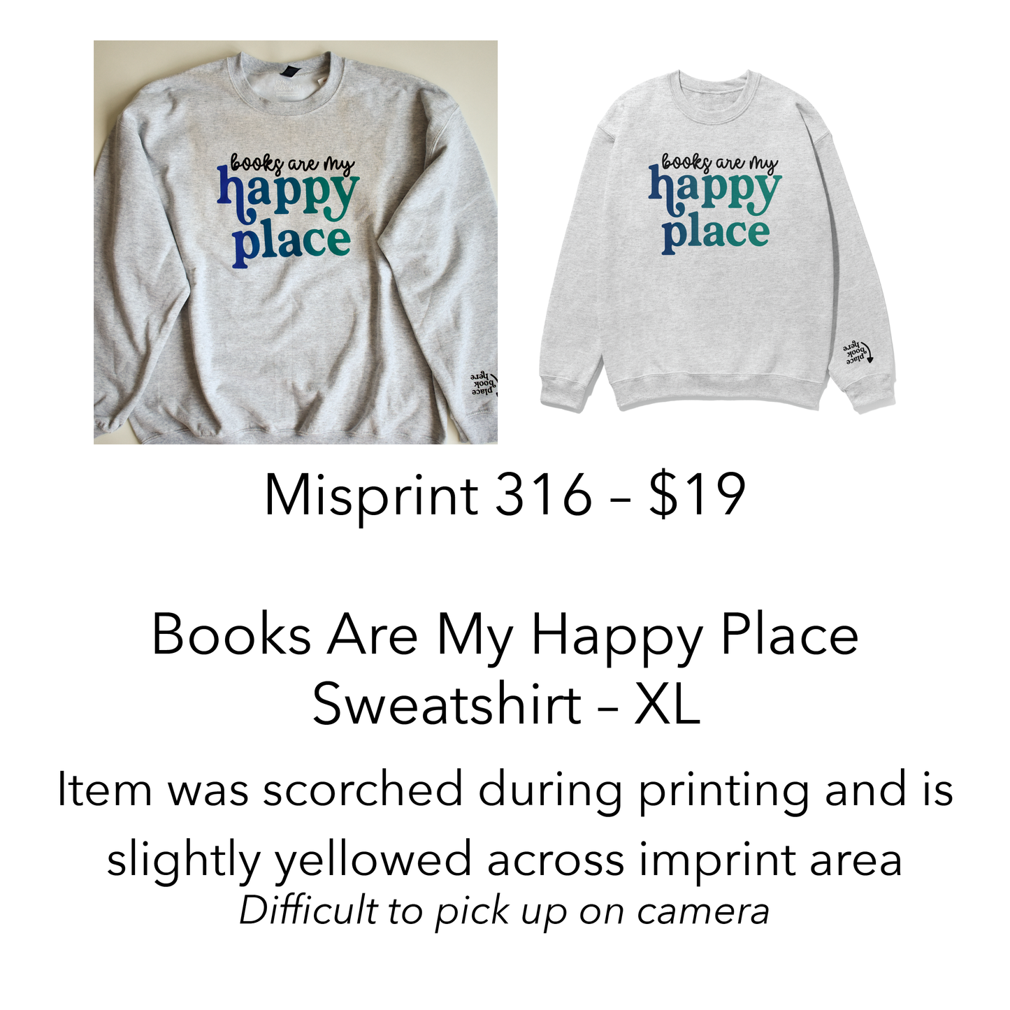 Imperfect / Misprint Apparel - XL