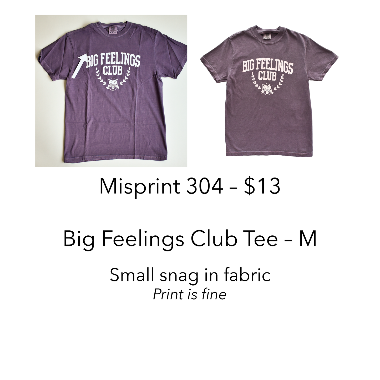 Imperfect / Misprint Apparel - M