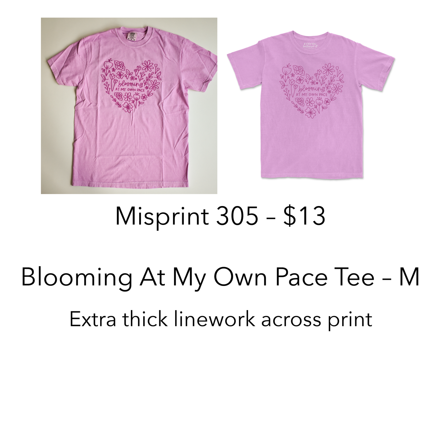 Imperfect / Misprint Apparel - M