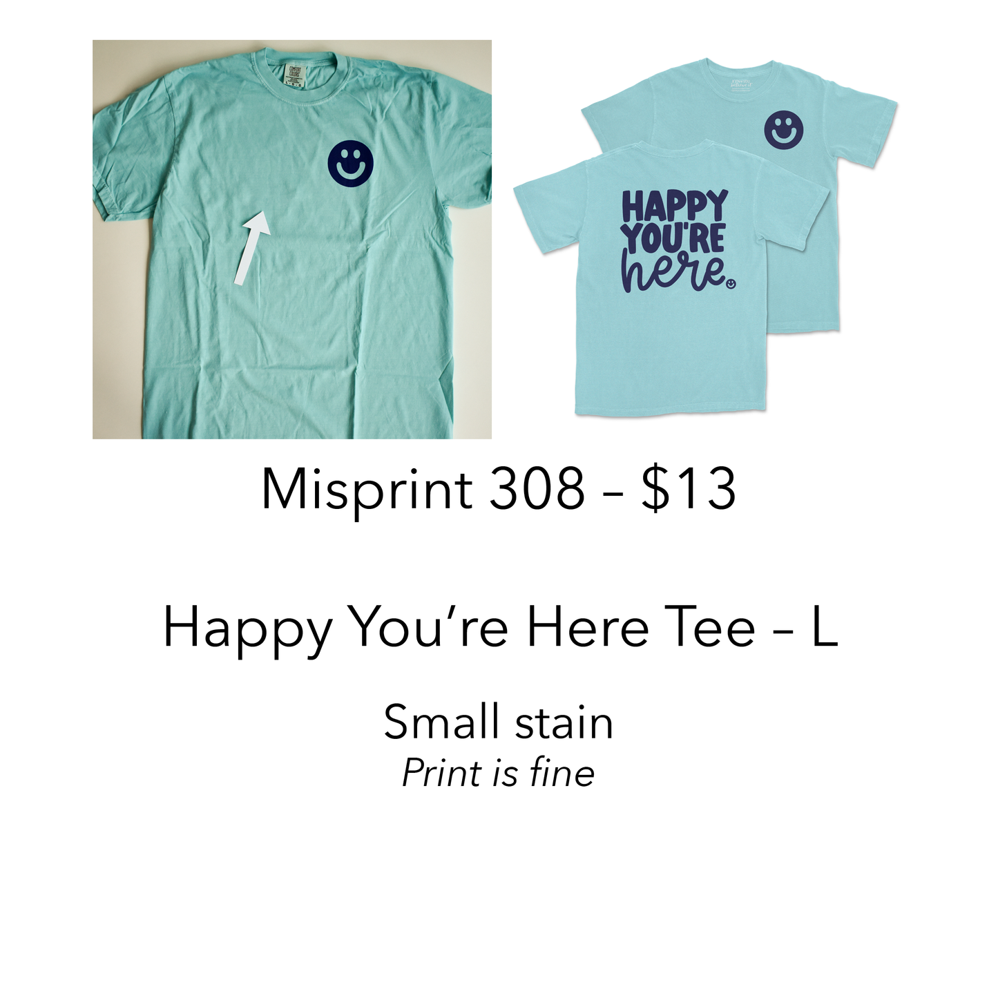 Imperfect / Misprint Apparel - L