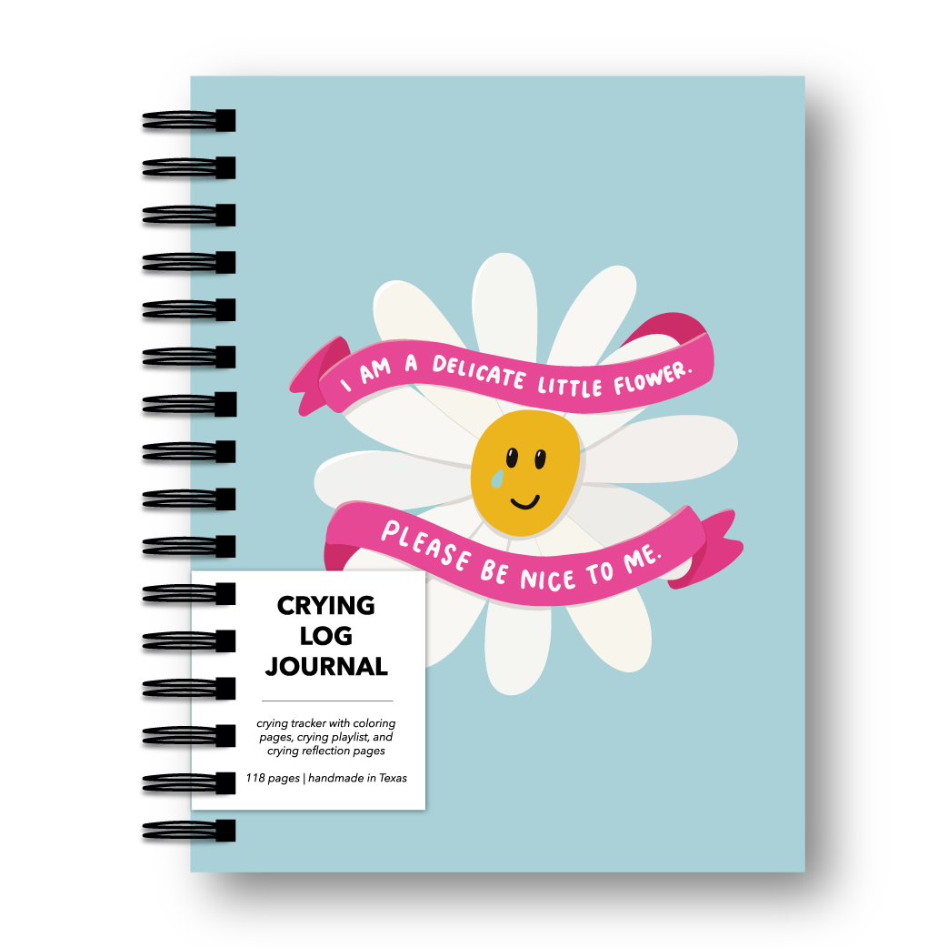 Delicate Flower Crying Log