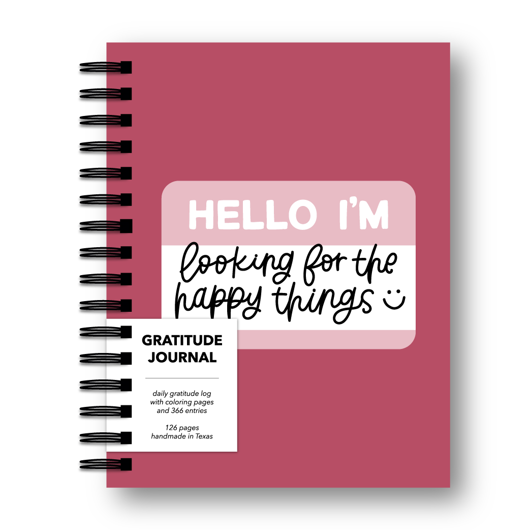Hello / Happy Things Gratitude Journal