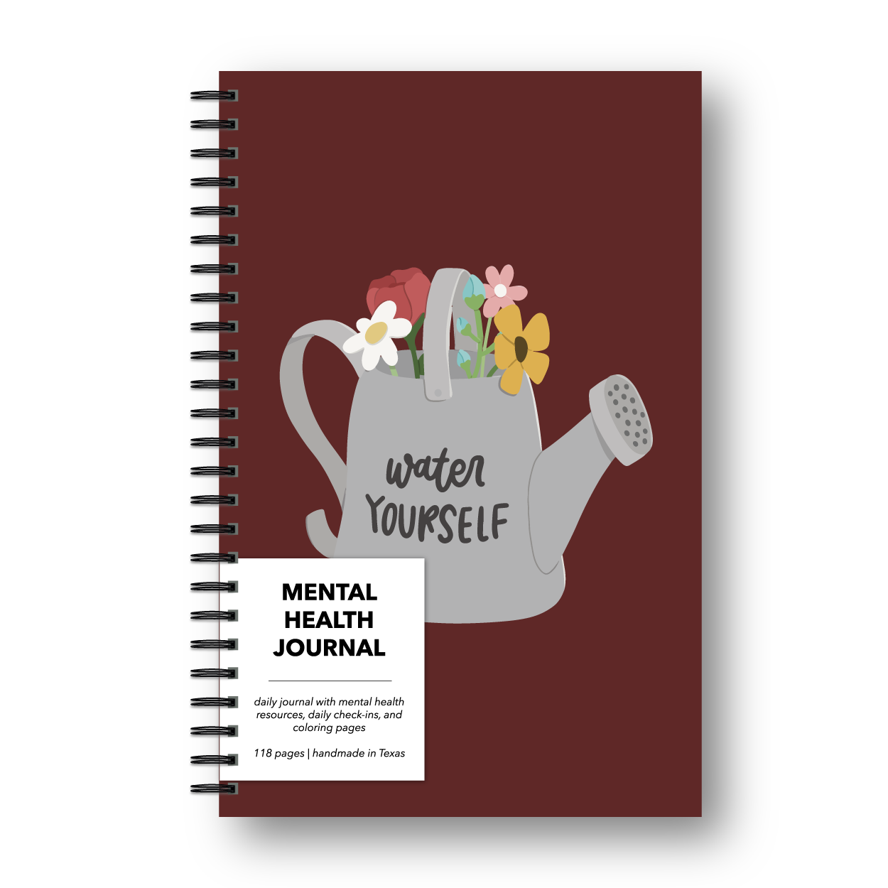 Water Yourself Mental Health Journal