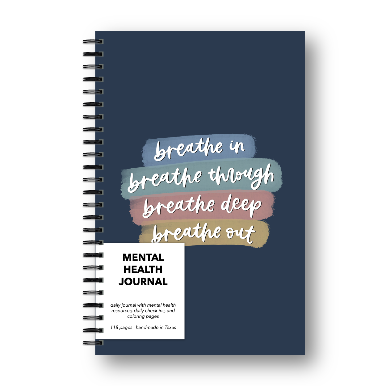 Breathe In Breathe Out Mental Health Journal