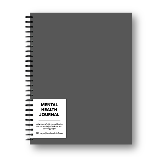 Gray Cover Mental Health Journal