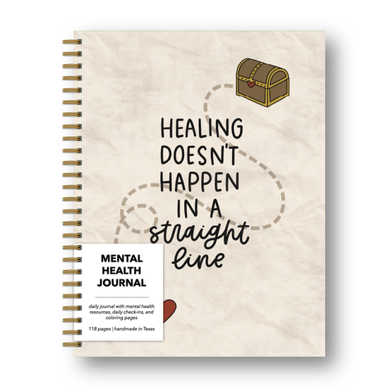 Healing / Straight Line Mental Health Journal