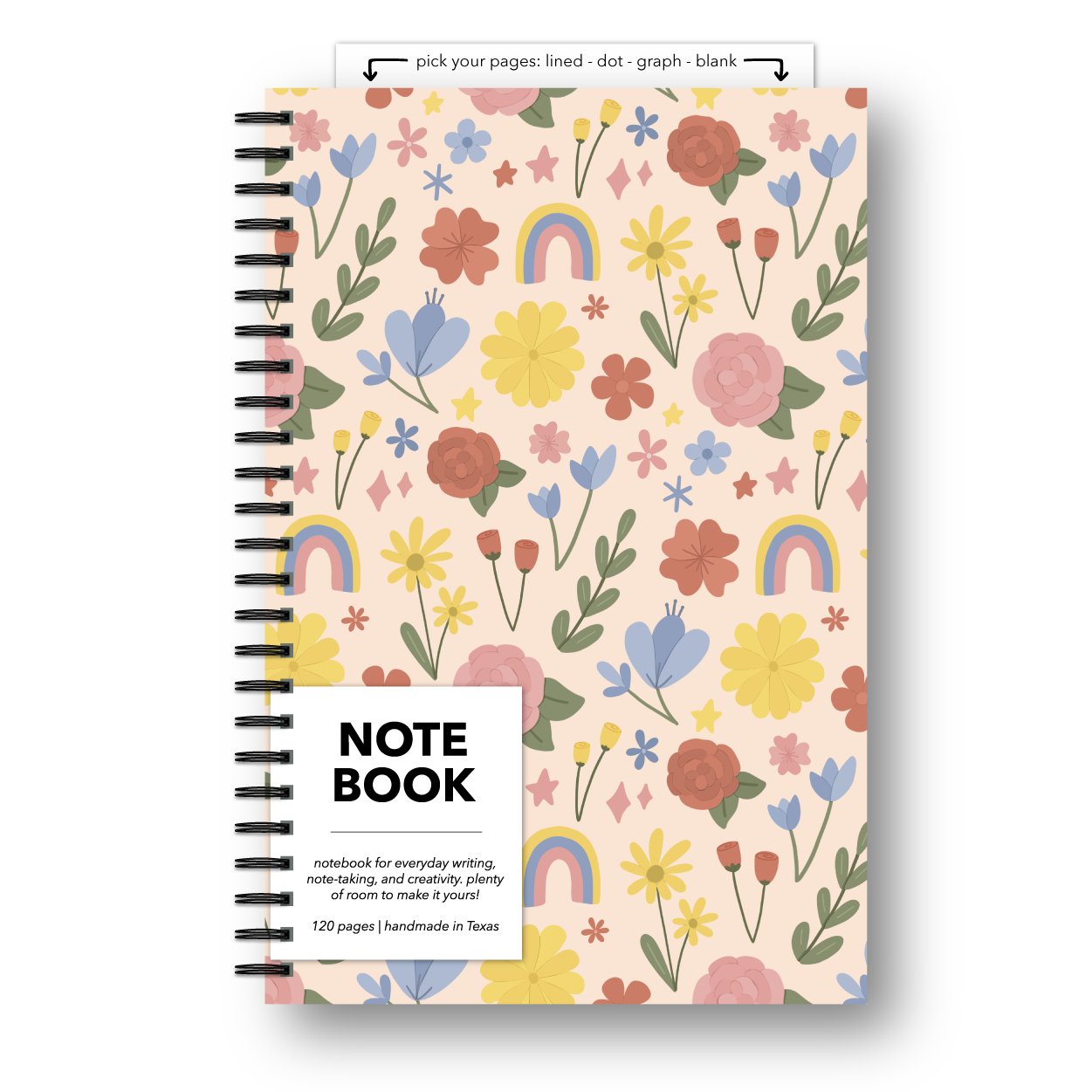 Whimsy Florals Notebook