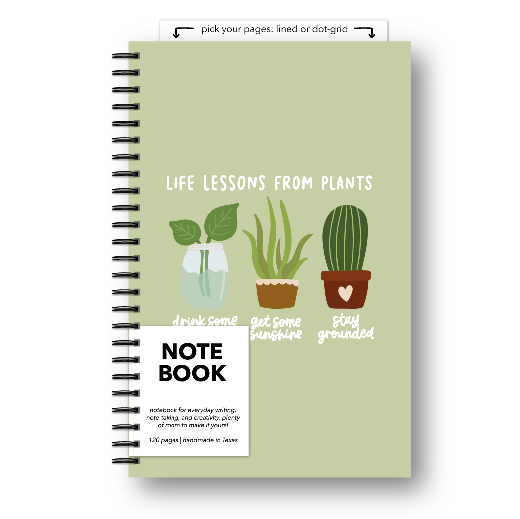 Life Lessons from Plants Notebook