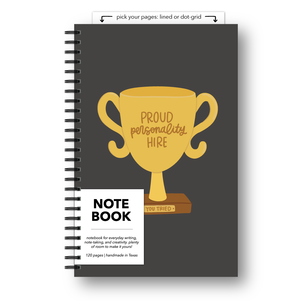 Proud Personality Hire Notebook
