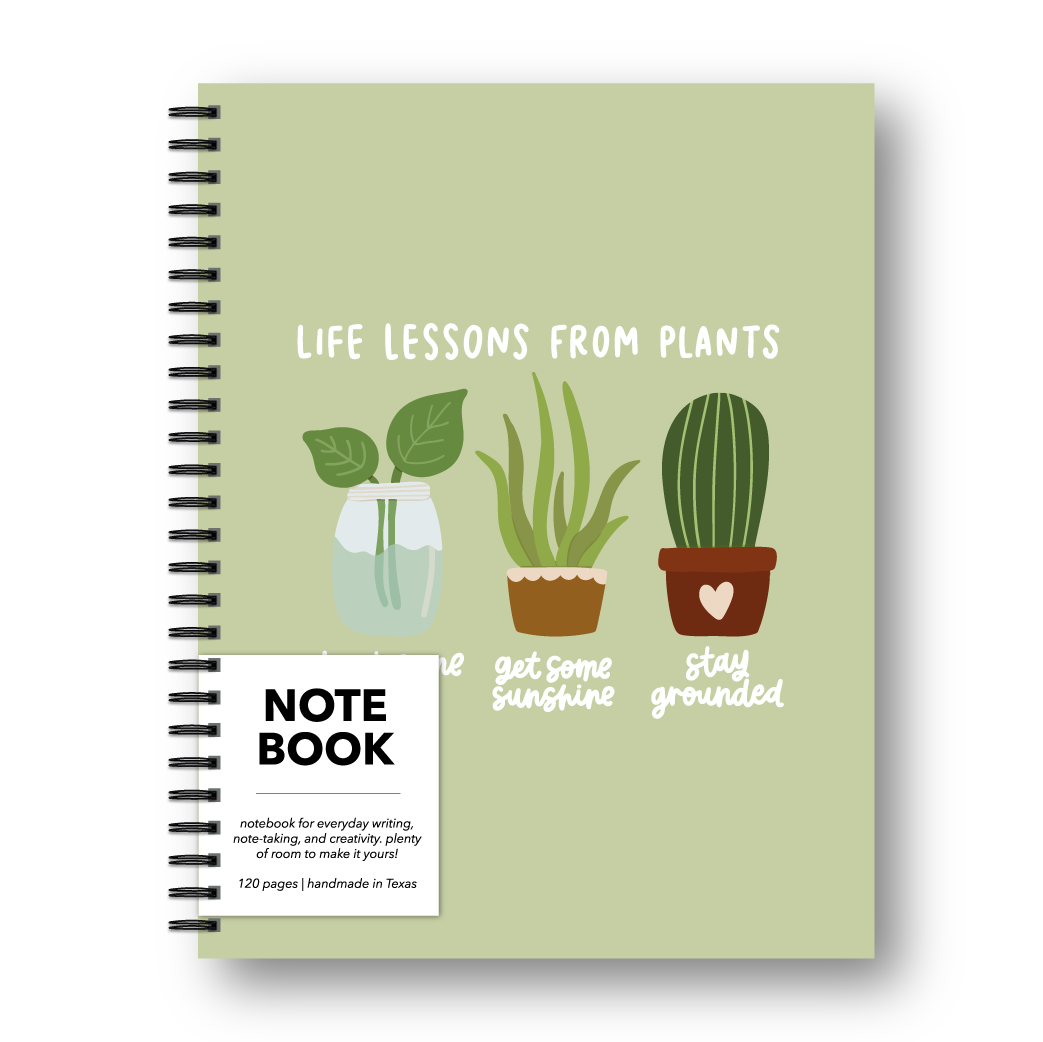 Life Lessons from Plants Notebook