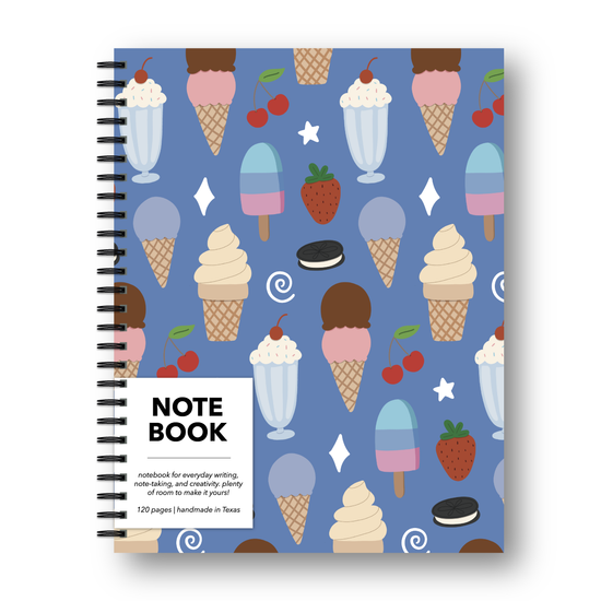 Ice Cream Notebook