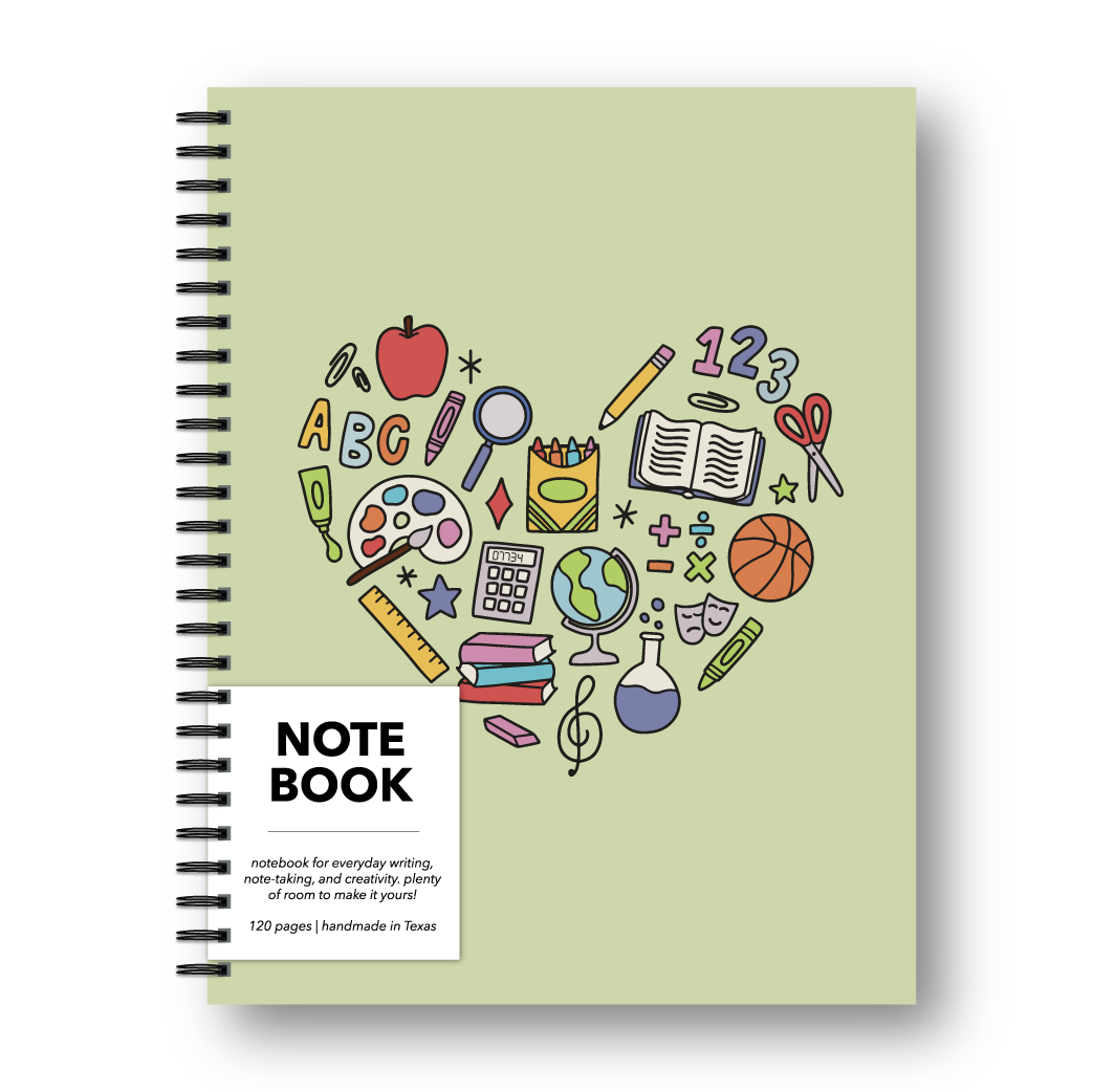 School Heart Notebook