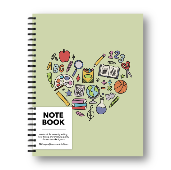 School Heart Notebook