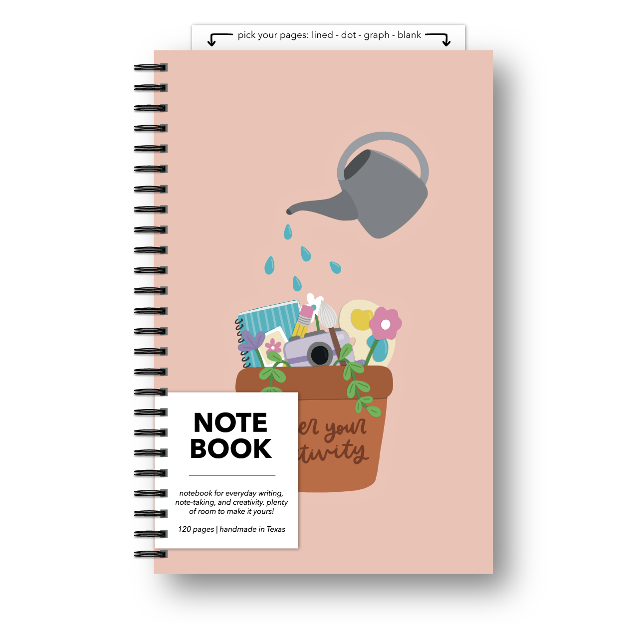 Water Your Creativity Notebook