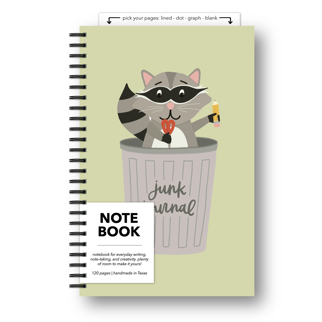 Raccoon Junk Journal