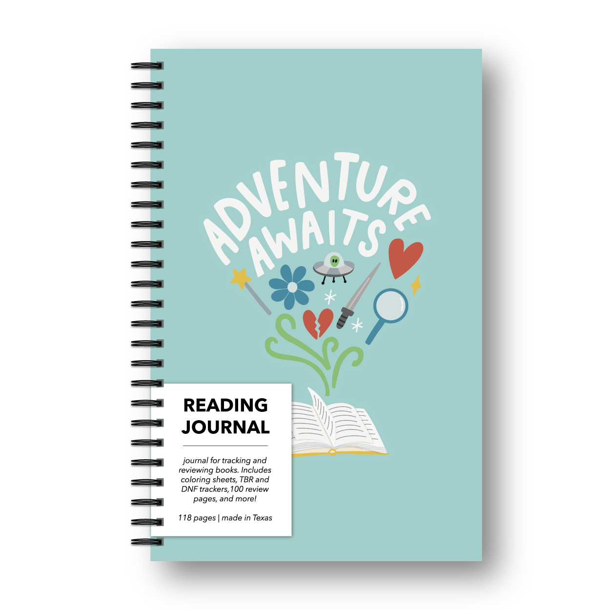 Adventure Awaits Reading Journal
