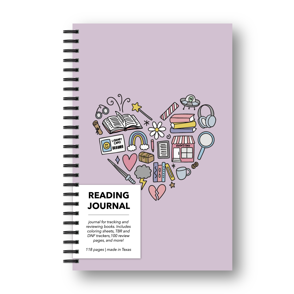 Reading Heart Reading Journal