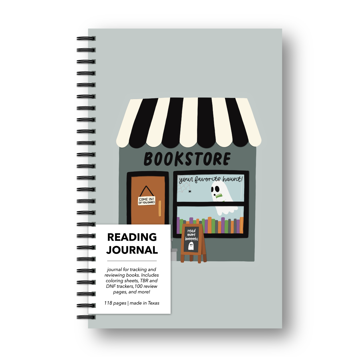 Haunted Bookstore Reading Journal