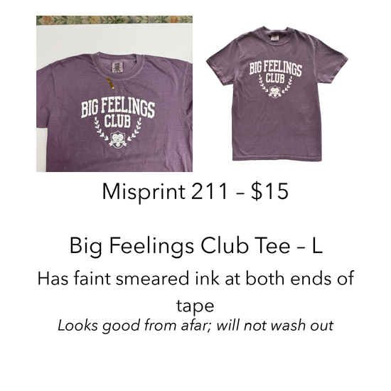 Imperfect / Misprint Apparel - L
