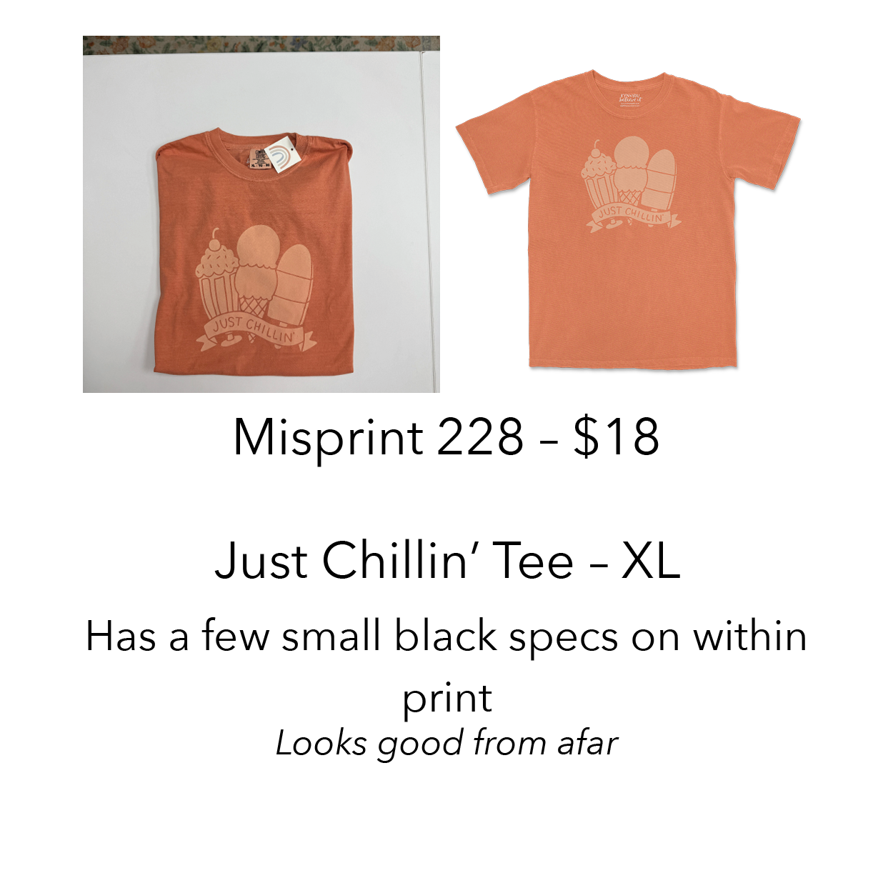 Imperfect / Misprint Apparel - XL