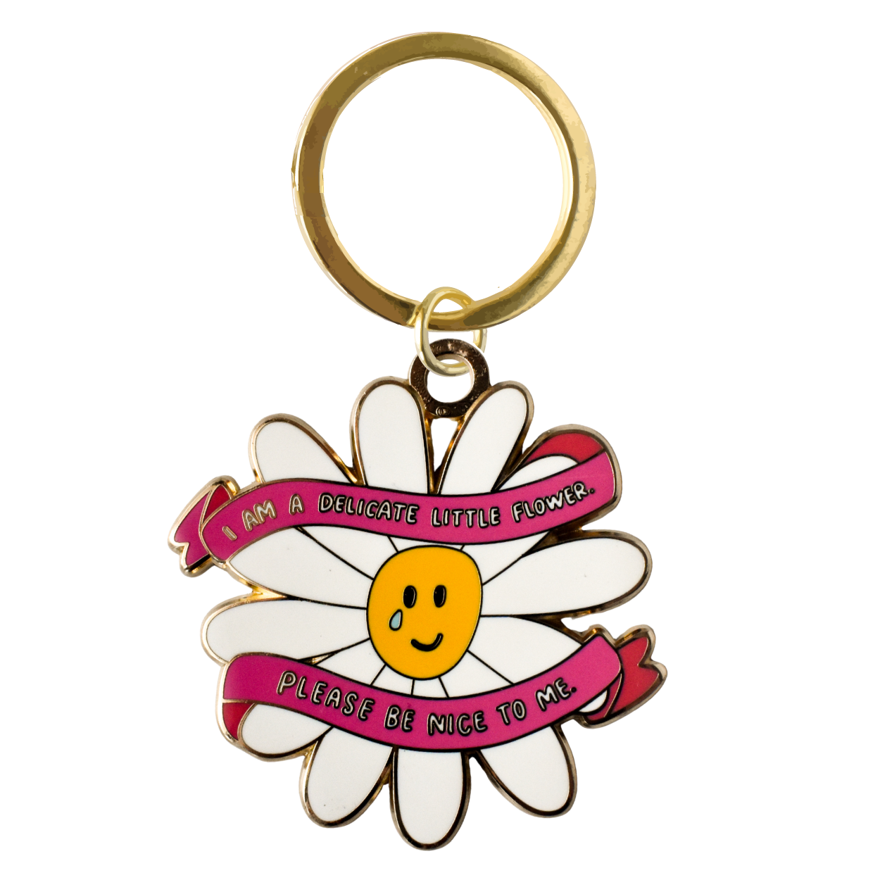 Delicate Flower Keychain