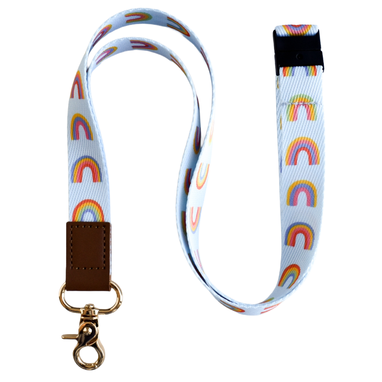 Whimsy Rainbows Lanyard
