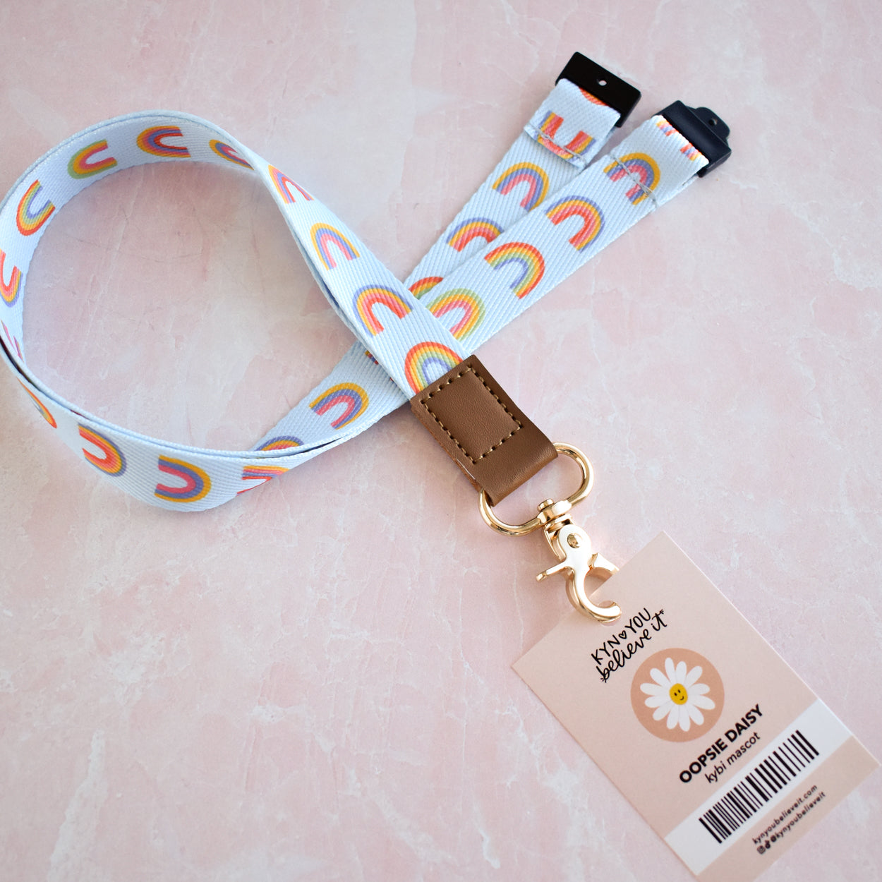 Whimsy Rainbows Lanyard