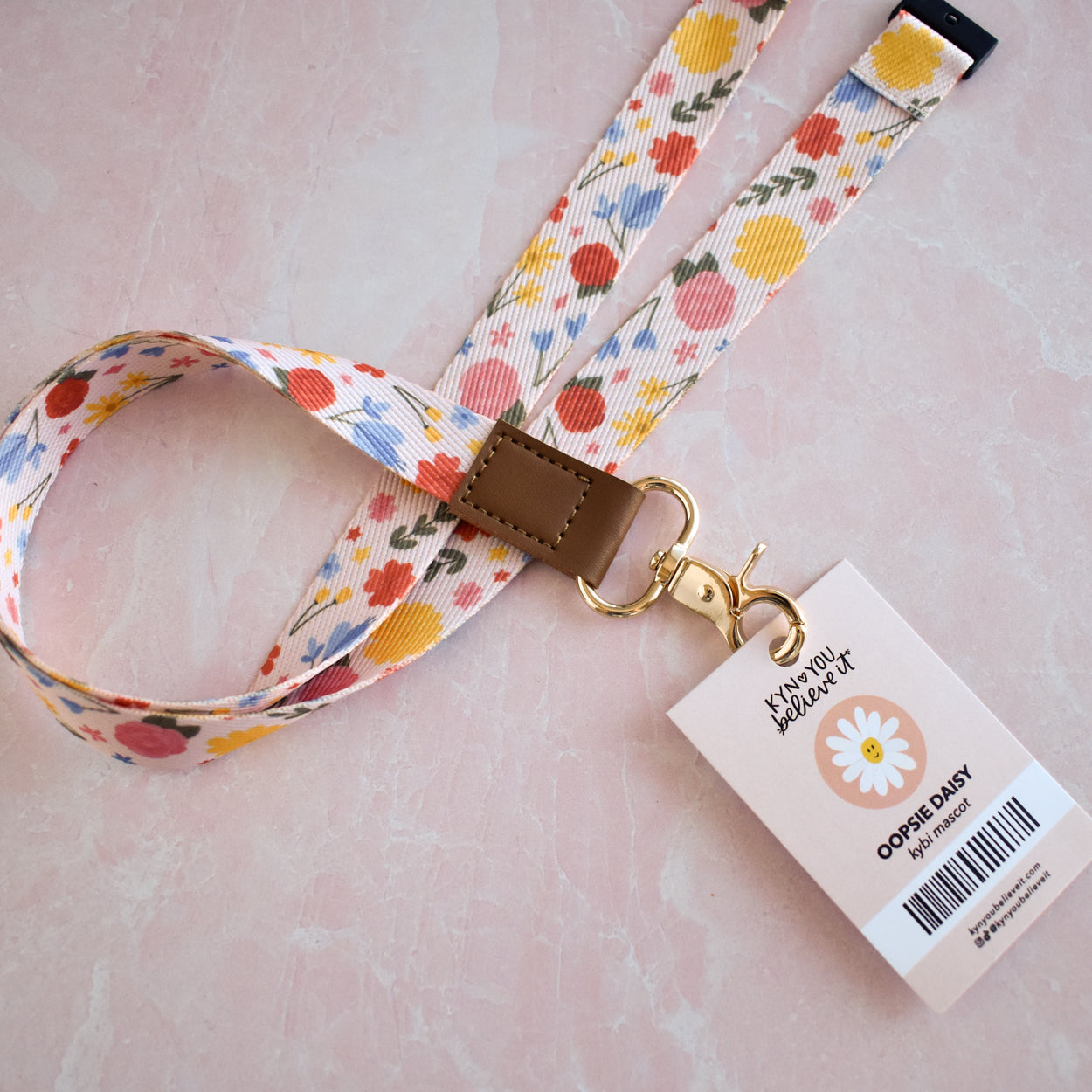 Whimsy Floral Lanyard