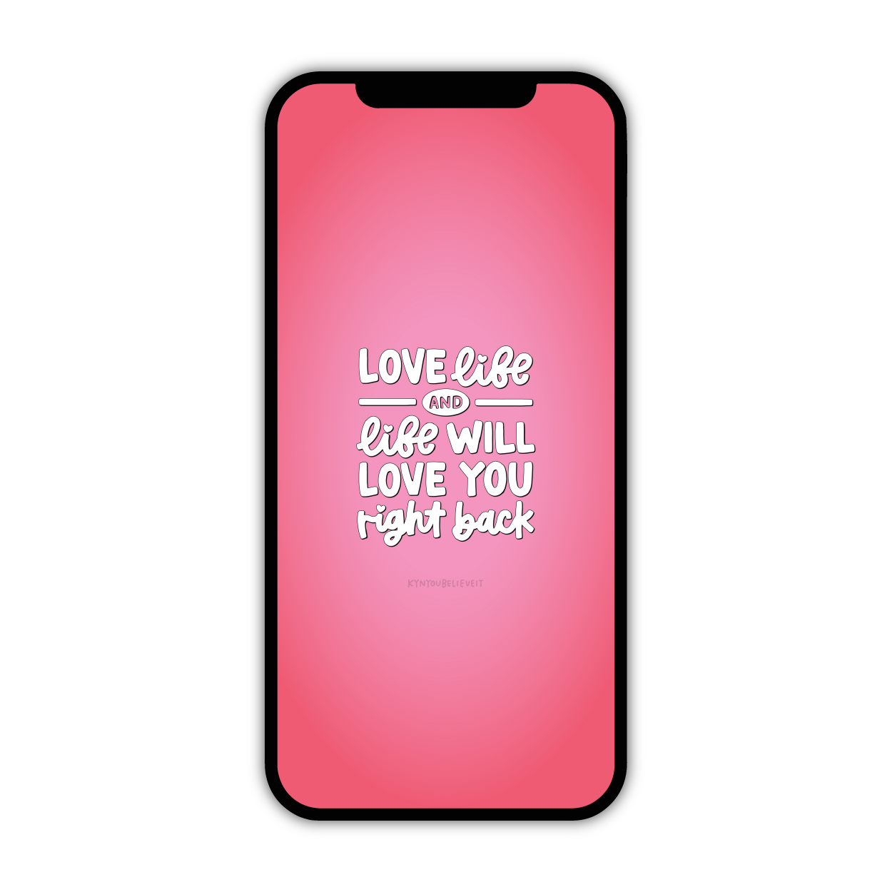 Love Life Phone Wallpaper