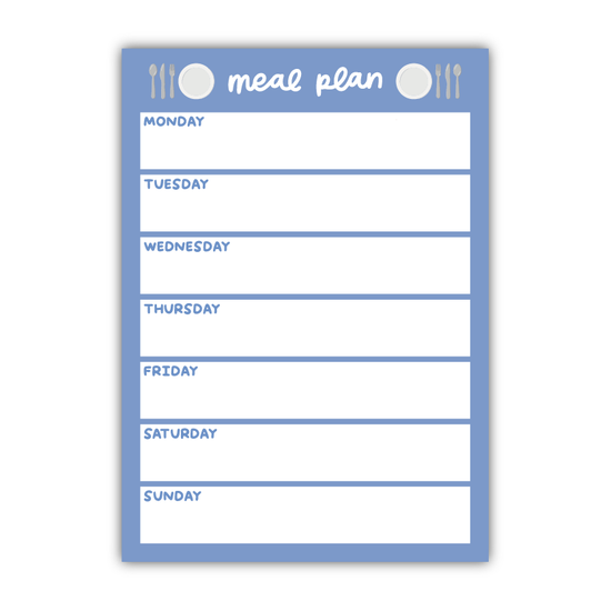 Meal Plan Dry Erase Magnet