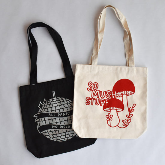 All Panic No Disco Tote Bag
