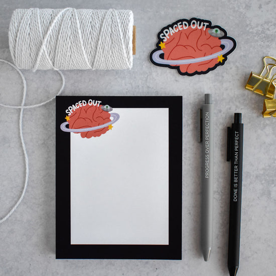 Spaced Out Brain Sticker